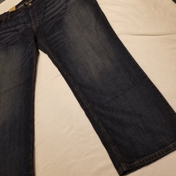 NWT Levi's 541 Men's Athletic Taper Big and Tall Stretch W54 L32 Dark Wash Jeans - Picture 4 of 13